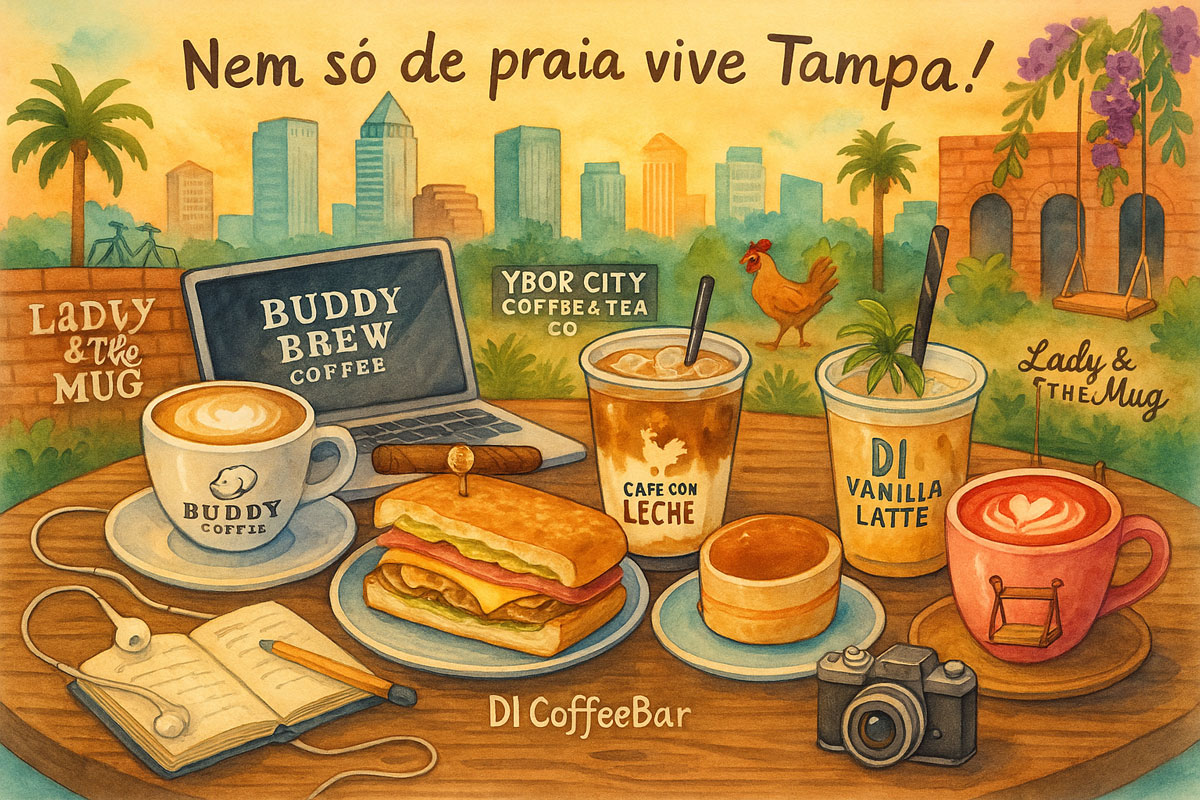 ☕ 5 Cafés em Tampa Perfeitos para curtir um café com estilo 