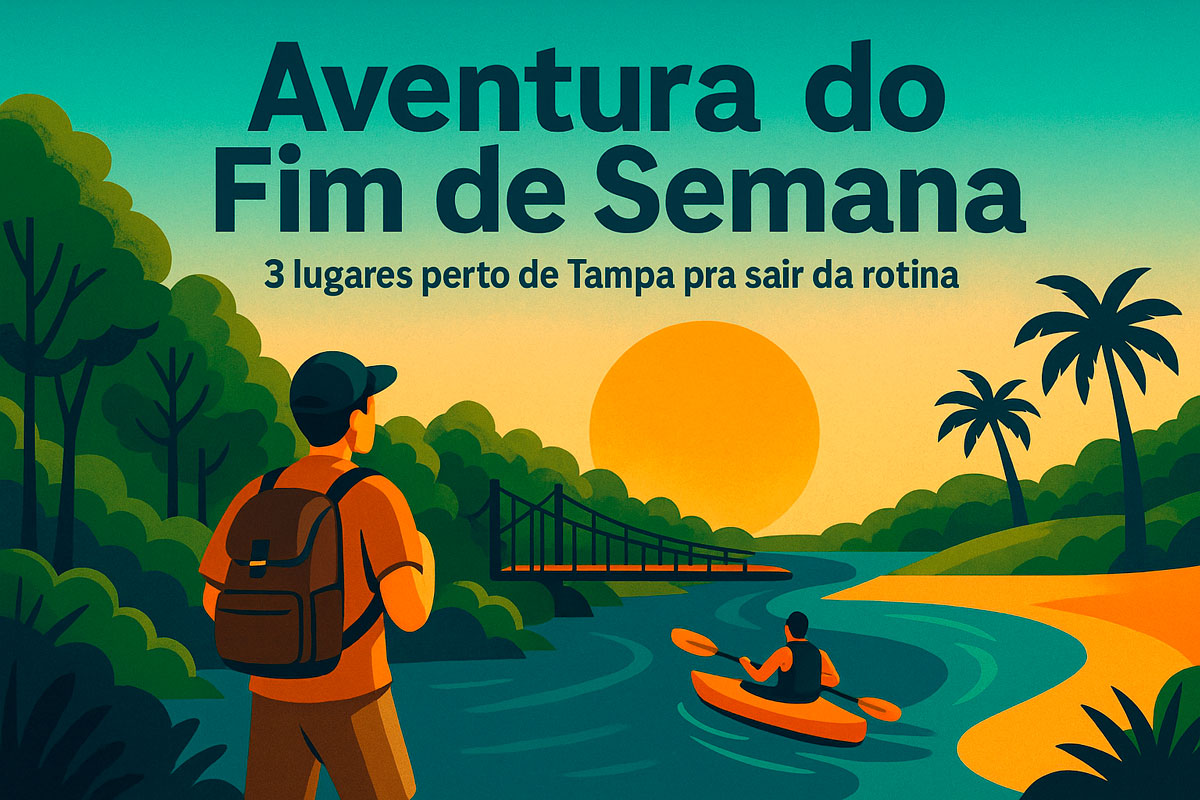 🏕️ Escape da Rotina: 3 Aventuras Naturais Pertinho de Tampa para Recarregar as Energias!