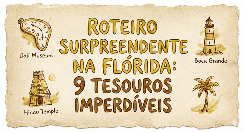 🌴 Flórida Além do Óbvio: 9 Tesouros Imperdíveis