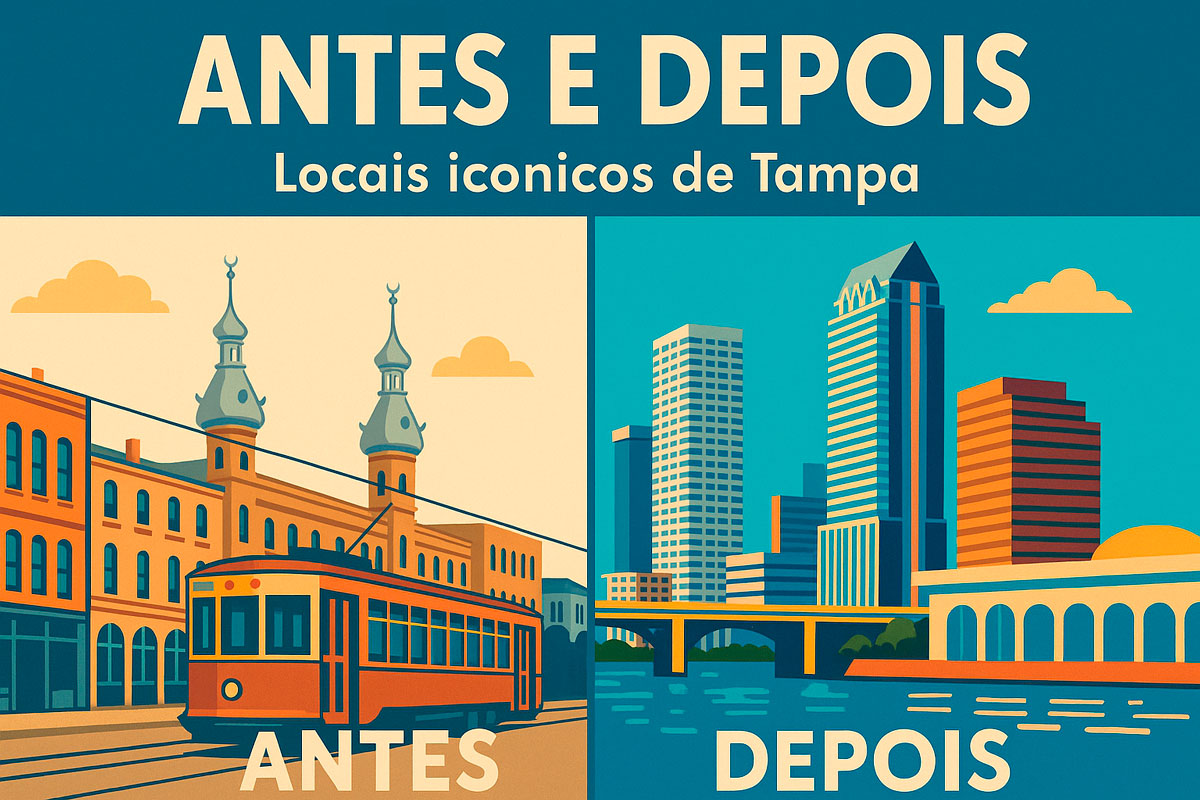 🏙️ Antes e Depois: 5 Locais Icônicos de Tampa que Mudaram Completamente (e Você Nem Percebeu!)