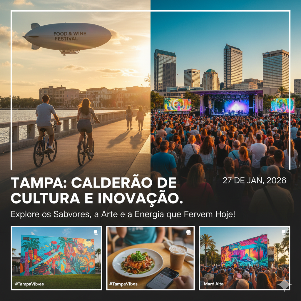 Tampa Hoje: O Que Está Bombando na Cidade-Sol da Flórida